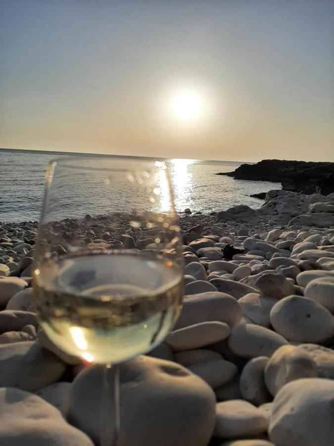 Helles Doppelzimmer Mit Bad, Terrasse Und Pool, Seperater Eingang, Liznjan, Istrien Kültér fotó